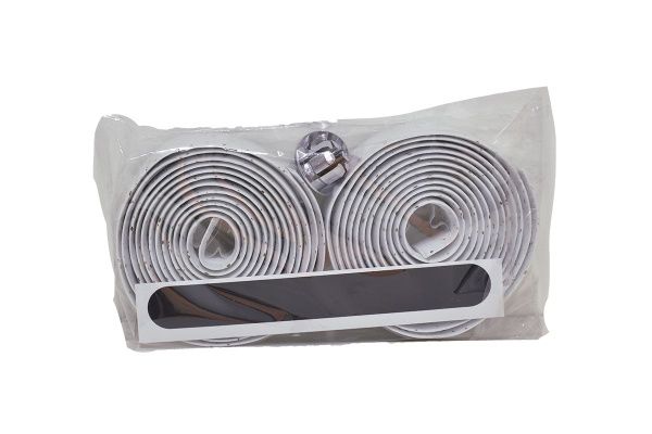 Обмотка руля шоссейная STARK 3*200см, белый крап