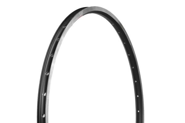 Обод DH-18 double wall w/CNC 26"*36H BLACK,шир-24мм,пос.шир-18,8мм,выс-19мм,с фрезеровкой,черный